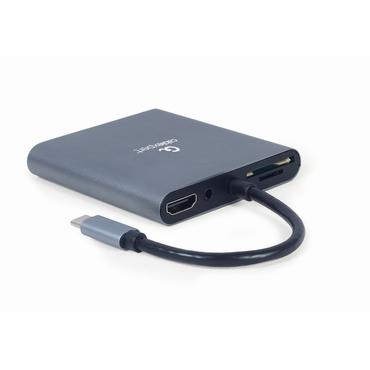 Cablexpert A-CM-COMBO6-01 - dockingstation - USB-C 3.1 - HDMI, VGA