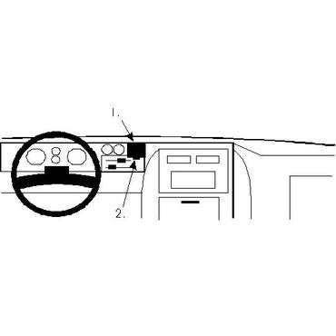 Brodit ProClip Center mount - montering för mobiltelefon