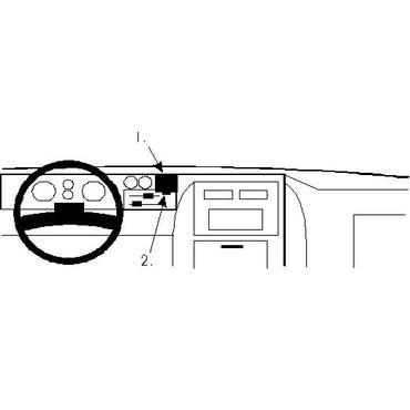 Brodit ProClip Center mount - montering för mobiltelefon