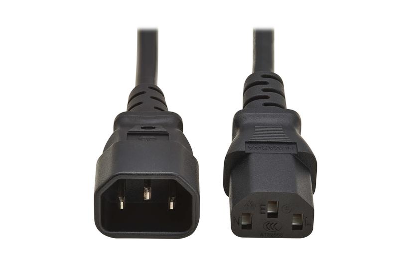Eaton Tripp Lite Series PDU Power Cord, C13 to C14 – 10A, 250V, H05VV-F, 2 m (6.6 ft.), Black – strømkabel – power IEC 60320 C13 til IEC 60320 C14 – 2 m