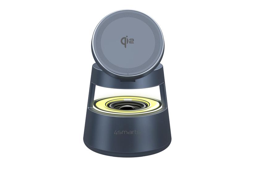 4smarts 541327 oplader til mobil enhed Hovedtelefoner, Smartphone, SmartWatch Gr&aring; USB Tr&aring;dl&oslash;s opladning Indend&oslash;rs