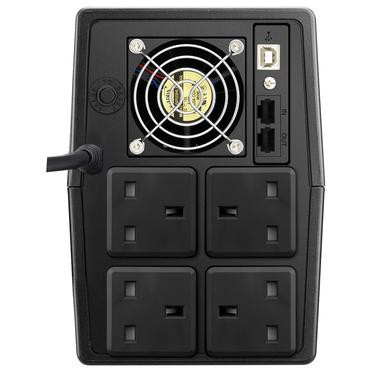 PowerWalker VI 2000 SCL UK UPS-enhed Interaktivt indgangsstik 2 kVA 1200 W 4 AC stikkontakt(er)