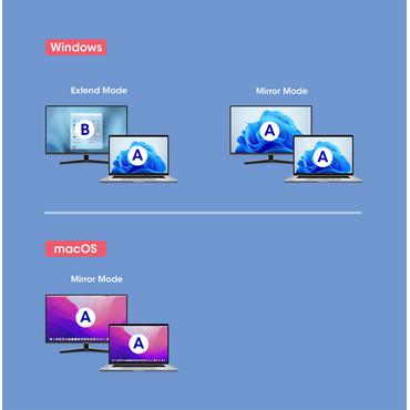 MANHATTAN USB-C auf HDMI-Adapter 4K 60Hz Alu Space grau