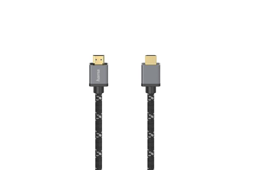 Hama 00205240 HDMI-kabel 3 m HDMI Type A (Standard) Sort, Gr&aring;