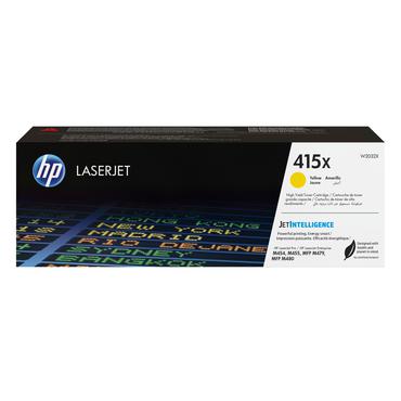 HP 415X - L&aring;ng livsl&auml;ngd - gul - original - LaserJet - tonerkassett (W2032X)
