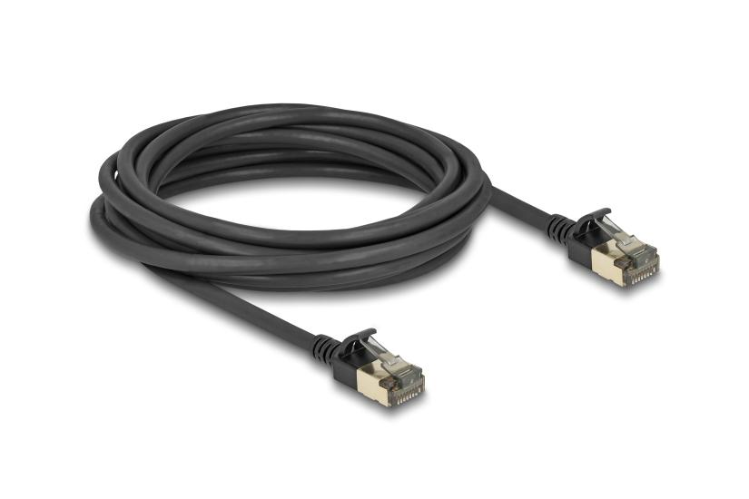Delock RJ45 Network Cable Cat.8.1 F/FTP Slim Pro 5 m black