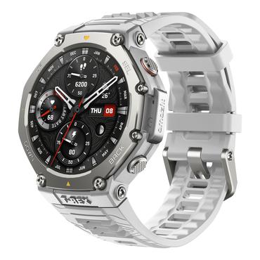 Amazfit T-Rex 3 3,81 cm (1.5") AMOLED Digital 480 x 480 pixel Berøringsskærm Rustfrit stål GPS (satellit)