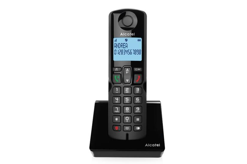 Alcatel S280 DUO BLK DECT telefon Nummervisning Sort