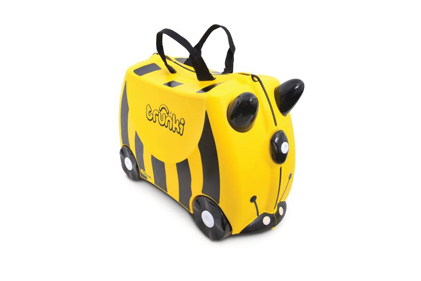 Trunki Bernard Bee Trolley H&aring;rd skal Gul 18 L Plast