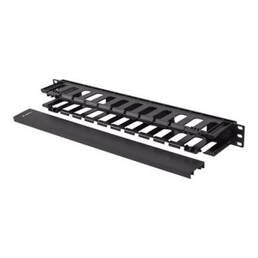 Lanberg - kabelhantering f&ouml;r rack - plastic, type A - 1U