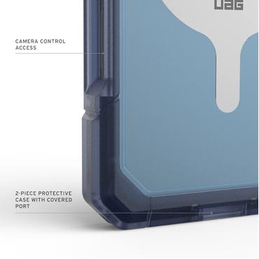 UAG Urban Armor Gear Trooper MagSafe Case Apple iPhone 17 Pro Max cloud blau (transparent)