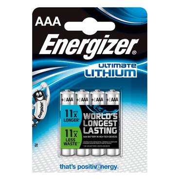 Energizer Batterie Ultimate Lithium Mignon AAA L92 1,5V 4St.