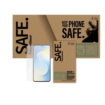 PanzerGlass SAFE. by &reg; Sk&aelig;rmbeskyttelse Samsung Galaxy S25 FE 5G | M56 5G | Ultra-Wide Fit | Bulk