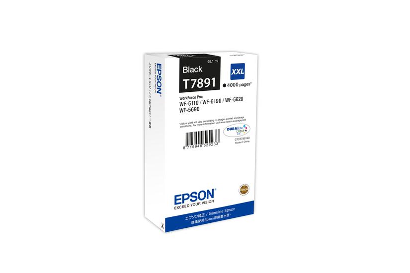 Epson T7891 - XXL-storlek - svart - original - utskriftkassett
