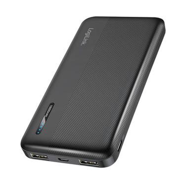 LogiLink PA0338RF powerbank 10000 mAh Sort