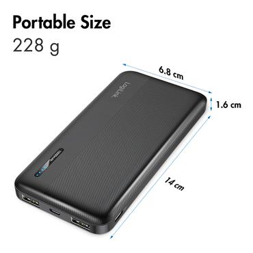 LogiLink PA0338RF powerbank 10000 mAh Sort