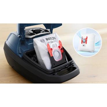 Bosch BGL8XPER Serie 8 Bodenstaubsauger mit Beutel blau