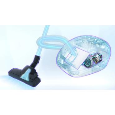 Bosch BGL8XPER Serie 8 Bodenstaubsauger mit Beutel blau
