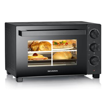 Severin TO 2075 toaster ovn 30 L 1600 W Sort Grill