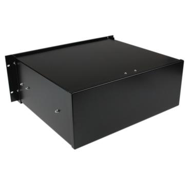 StarTech.com 4U Black Steel Storage Drawer for 19in Racks and Cabinets - Rack storage drawer - 4U - 4UDRAWER - rackl&aring;da - 4U