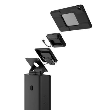 Compulocks iPad 10th-11th (A16) Gen PowerMove Brandable Floor Stand Black monteringssæt - for tablet - kan brandes - sort