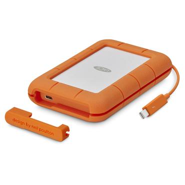 LaCie Rugged USB-C ekstern harddisk 5 TB USB Type-C 3.2 Gen 1 (3.1 Gen 1) Grå, Gul