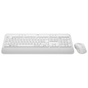 Logitech Signature MK650 Combo for Business - sats med tangentbord och mus - QWERTY - brittisk - offwhite Inmatningsenhet