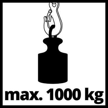 Einhell TC-CH 1000 1000 kg 2,5 m R&oslash;d, S&oslash;lv