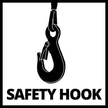 Einhell TC-CH 1000 1000 kg 2,5 m R&oslash;d, S&oslash;lv