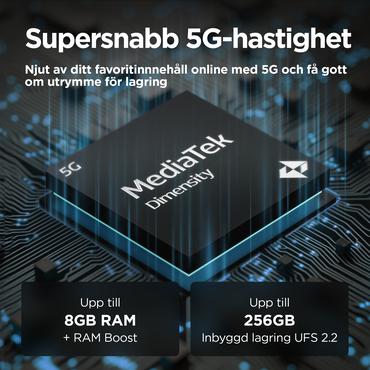 Motorola Moto G55 - forest gray - 5G peksk&auml;rmsmobil - 256 GB - GSM