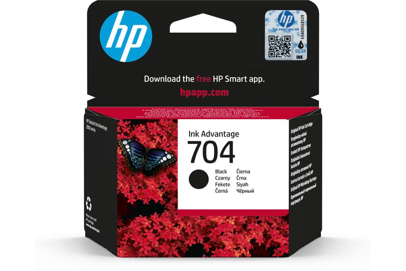 HP 704 - svart - original - Ink Advantage - bl&auml;ckpatron