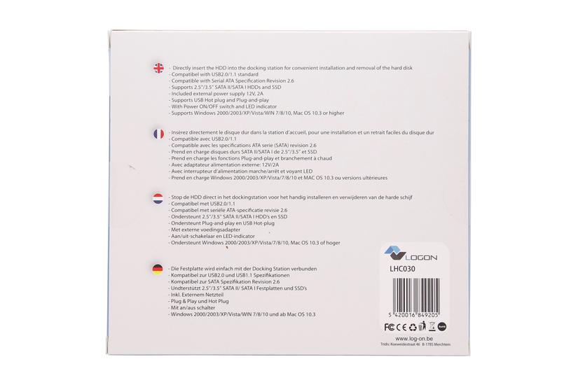 DOCKING STATION USB 2.0 FOR