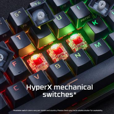 HyperX Alloy Origins 65 ─ mekanisk gaming-tastatur ─ HX rødt (US layout)