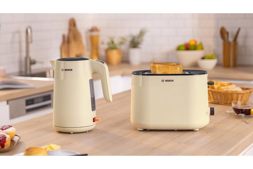 Bosch Elkedel - 1.7 L - 2400 W - Beige - Plastic