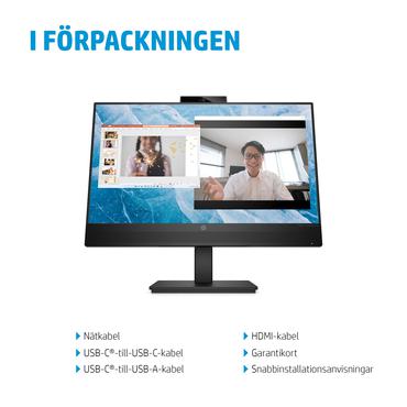 HP M24m Conferencing Monitor skärm - LED-bakgrundsbelysning - 24" - IPS - 5ms - Full HD 1920x1080 vid 75Hz
