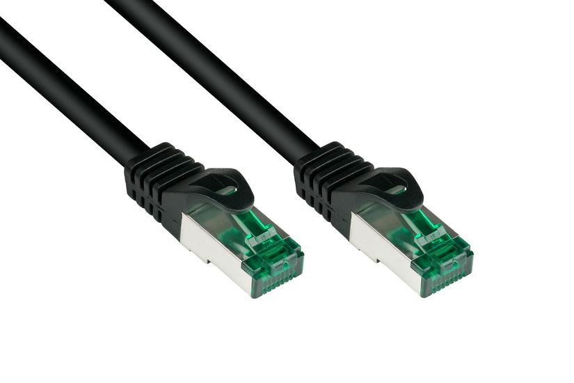 GC 8062-H030S - Cat.6a Outdoor-Patchkabel 3 m schwarz - Netzwerk - CAT 6a (8062-H030S)