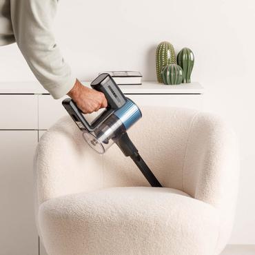 Taurus Homeland Ideal Touch 2-i-1 stangstøvsuger Vekselstrøm Dry Cyclonisk Poseløs 0,6 L 180 W Sort, Blå 2,2 At