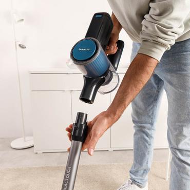 Taurus Homeland Ideal Touch 2-i-1 stangstøvsuger Vekselstrøm Dry Cyclonisk Poseløs 0,6 L 180 W Sort, Blå 2,2 At