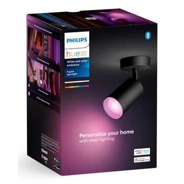 White & Color Ambiance Fugato 1er-Spot (schwarz)