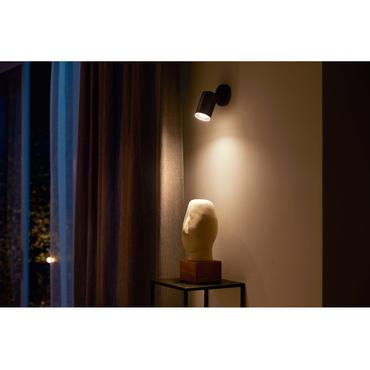 White & Color Ambiance Fugato 1er-Spot (schwarz)