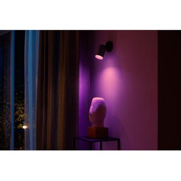 White & Color Ambiance Fugato 1er-Spot (schwarz)