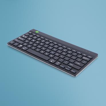 R-Go Ergonomic Keyboard Compact break - tangentbord - flera enheter - QWERTZ - Amerikansk engelska - svart Inmatningsenhet