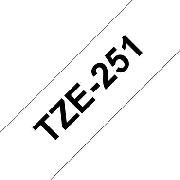 Brother TZe-251 - lamineret bånd - 1 kassette(r) - Rulle (2,4 cm x 8 m)