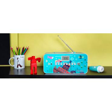 Muse M-29KB bærbar stereosystem Digital 1 W FM, MW, PLL Flerfarvet MP3-afspilning