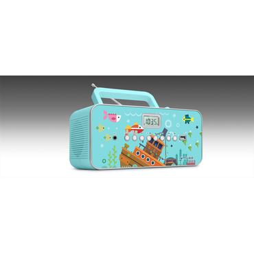 Muse M-29KB bærbar stereosystem Digital 1 W FM, MW, PLL Flerfarvet MP3-afspilning