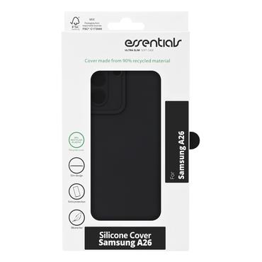 Essentials 3052448 mobiltelefon etui 17 cm (6.7") Cover Sort