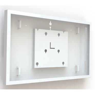 HI-ND Touch monteringssats - f&ouml;r LCD-panel f&ouml;r digital skyltning - st&aring;ende - vit