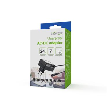 EnerGenie EG-MC-009 strømadapter og vekselret Indendørs 24 W Sort