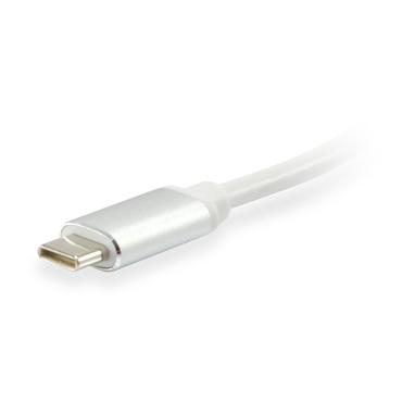 Equip 133452 USB grafisk adapter 4096 x 2160 pixel Hvid