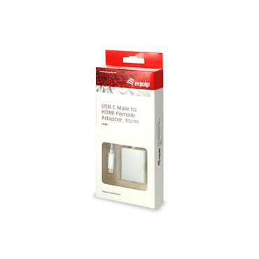 Equip 133452 USB grafisk adapter 4096 x 2160 pixel Hvid
